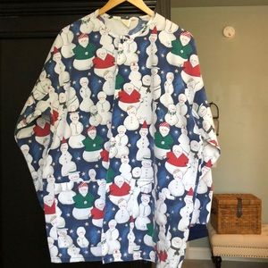 Scrub tops- holiday